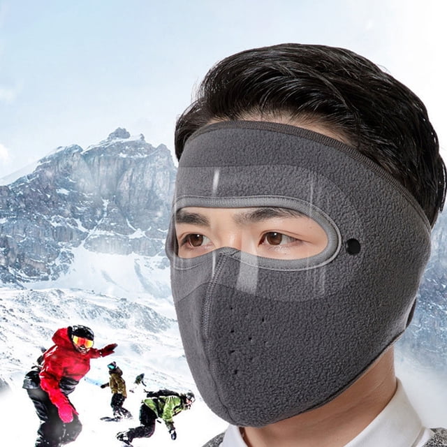 Winter Warm Windproof Coldproof Mask For Men And Women Outdoor Cycling Ash Proof Goggles Mask Washable