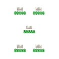 thumbnail image 2 of Baohd Sturdy And Durable Car Screw Bonnet Gaskets Made With Materials Easy To Install Car Modification Gasket Screws Green screw 5Set, 2 of 6
