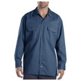 thumbnail image 1 of Dickies Mens Long-Sleeve Work Shirt, XT, Navy, 1 of 1