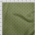 thumbnail image 3 of oneOone Viscose Jersey Fabric Leaves & Floral Block Print Fabric BTY 60 Inch Wide, 3 of 5