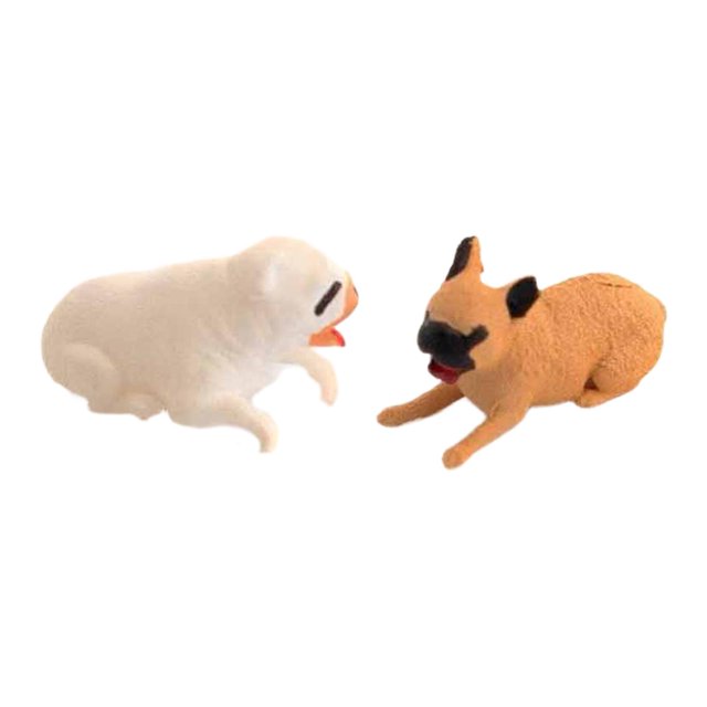 Xuanheng 1/64 Miniature Animal Model Realistic for Photography Props Diorama Ornament Dog