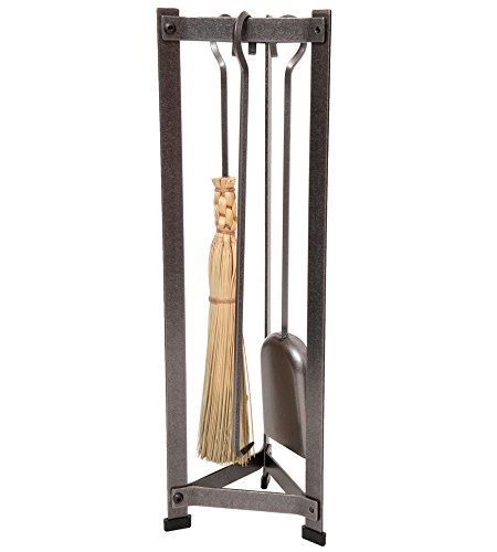 Enclume 3 Piece Tool Set with Stand, Hammered Steel