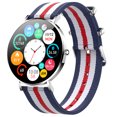 thumbnail image 1 of T8 Women's Ultra-thin Bluetooth Smart Call Watch 1.3 Inch Amol Screen Watch Ring, 1 of 4