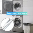 thumbnail image 3 of 𝟐𝟎𝟐𝟓 𝐔𝐩𝐠𝐫𝐚𝐝𝐞𝐝 KSTK2 29-inch Laundry Stacking Kit by - Compatible with LG Washer & Dryer - New Chrome-plated Solid Metal, 3 of 6
