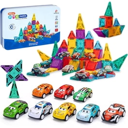 Blocs De Construction Magnétiques 38 Pièces – Formes Carrées Et Triangulaires, Pour 3-6 Ans, Jeu éducatif Créatif
