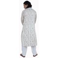 thumbnail image 4 of Atasi Tenue Traditionnelle de Fête Kurta à Manches Longues Col Mandarin Tenue Décontractée, 4 of 6