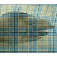 thumbnail image 4 of oneOone Viscose Chiffon Fabric Madras Check Decor Fabric Printed BTY 42 Inch Wide, 4 of 4