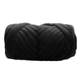 thumbnail image 2 of Fil Épais pour Tricotage à Bras Fil Tubulaire Jumbo Crochet Lavable Doux Poids Noir, 2 of 9