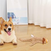 MTBLYS Durable Dog Toy Chew Resistant Duck Design 52X9.5Cm Linen Tough Teething Toy Strong Chewers Indoor Interactive Play