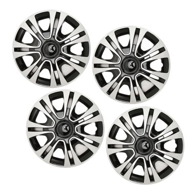 Couvercle de Jante pour Enjoliveur de Roue, 4PCS 14in Protection Antichoc Anti-Rayure Enjoliveur de Roue pour