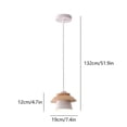 thumbnail image 3 of Fwttom Iron Pendant Light, Bedhead Pendant Light Bedroom Light Hallway Balcony Hanging Line Light Dining Room Light, 3 of 7