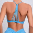 thumbnail image 4 of LSLJS Women Yoga Solide Épaule Froide Sans Manches Tanks Blouse Tops Intimes, Sports Bras d'Apple, 4 of 4
