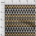 thumbnail image 1 of oneOone Tissu Polyester Lycra Damas & Chevron Ikat Décor Tissu Imprimé BTY 56 Pouces de Large, 1 of 1