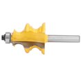 thumbnail image 2 of Picture Frame Router Bit, Concise 38mm Diameter Carbon Steel + Alloy Architectural Molding Bits  For Plywood 8mm, 2 of 8