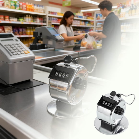 Measuring Tools 4 Digit Mechanical Handheld Counter For Coaching And Event Scoring Precision Durable Portable Industrial Grade