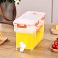 thumbnail image 1 of Meitianfacai 3.5L Cold Kettle With Faucet In Refrigerator Large Capacity Storage For Fruit Dispenser With Top And Spigot Fruit Teapot Lemonade Bucket, 1 of 7