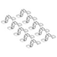 thumbnail image 1 of Unique Bargains 18mm Rigid Pipe Strap Clamp, 20 Pcs 304 Stainless Steel Two Hole U-shape Tube Clip, 1 of 5