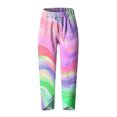 thumbnail image 4 of Women'S Summer Comfortable And Fashionable Printed Slim Fit Pants, 4 of 5