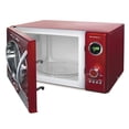 thumbnail image 4 of Nostalgia Retro Countertop Microwave Oven, 0.9 Cu. Ft. 800-Watts with LED Digital Display, Child Lock, Easy Clean Interior, Cu.Ft, Red, 4 of 9
