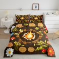 thumbnail image 1 of Erosebridal Nature Adventure Bedding Twin Comforter Set, Rustic Camper Down Comforter, Wood Floral Decor, Reversible 2pcs, 1 of 7