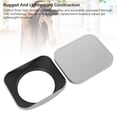 thumbnail image 4 of Metal Square Lens Hood, Aluminium Alloy Lens Shade with Cap, Scratch Proof Lens Hood Protector Easy to Install for SLR Cameras DSLR Cameras, 4 of 7
