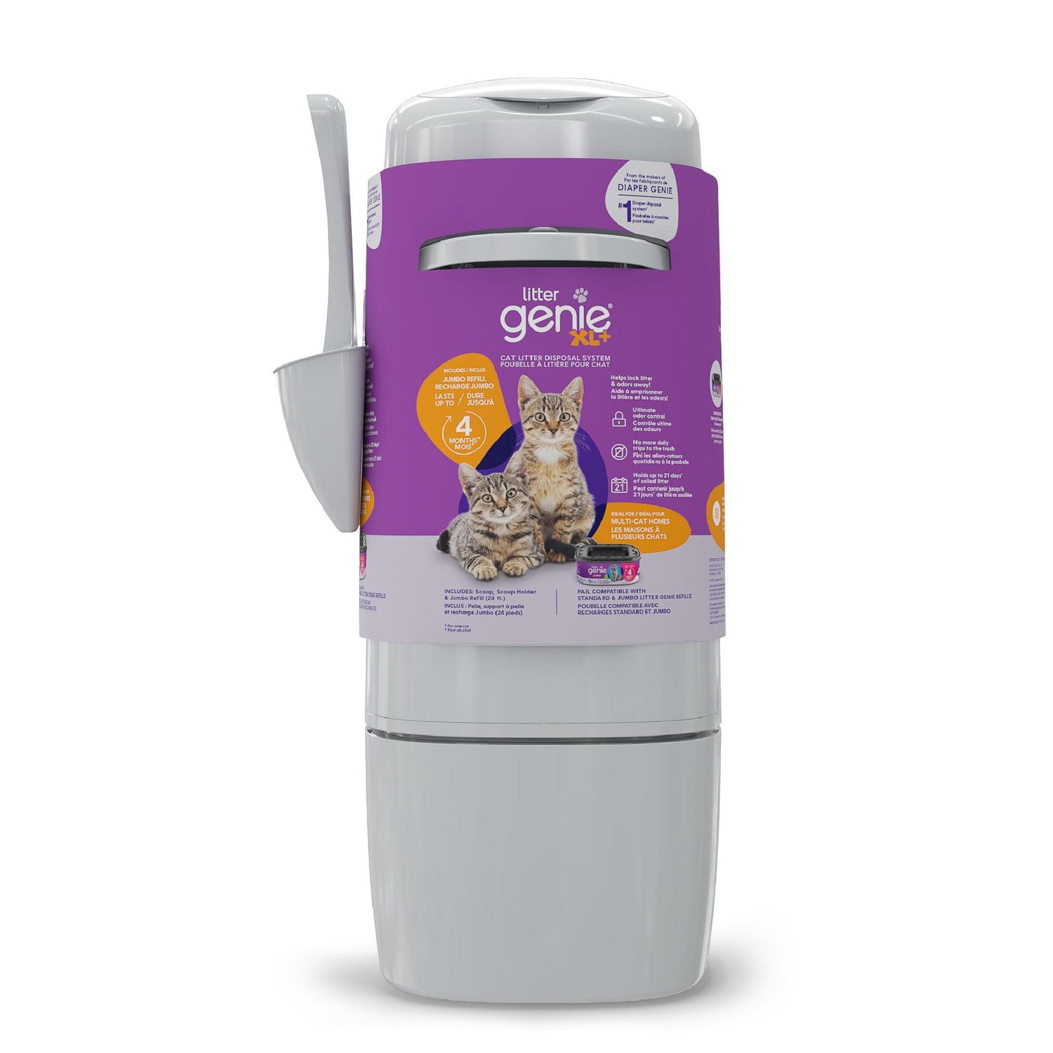 Litter Genie XL+ Pail - Cat Litter Waste Disposal System