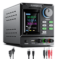thumbnail image 1 of KUAIQU Alimentation CC 30V 10A Variable, Alimentation de Banc avec Stockage de Mémoire et Bouton de Codeur, Interrupteur de Sortie et Bouton de Verrouillage, Écran Couleur, Alimentations Réglables et Régulées pour la Recharge de Batterie, 1 of 7