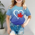 thumbnail image 2 of WEAIXIMIUNG T-Shirts pour Adolescentes T-Shirts Tendance pour Filles T-Shirt à Manches Courtes d'Été Col Ras du Cou T-Shirt Coupe Décontractée T-Shirts Basiques, 2 of 4