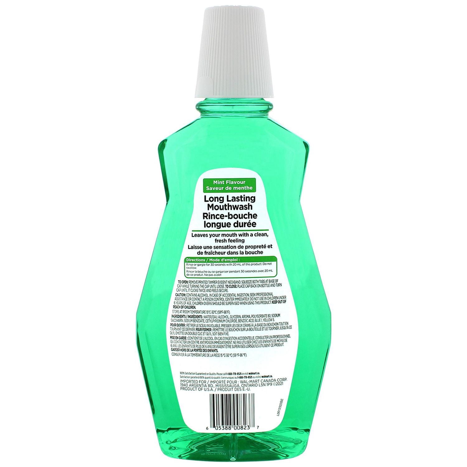 Equate Rince-bouche longue duree, 1 L