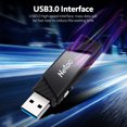 thumbnail image 2 of Netac Netac U336 256GB USB 3.0 Flash Drive - High-Speed, Virus-Proof, Anti-Delete, Black PC Material, Compact Design, 2 of 6