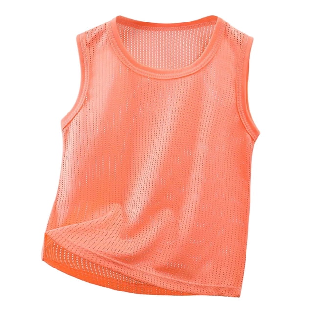 Hiiyo Boys Athletic Quick Drying Tank Top Breathable Summer Sleeveless Tops