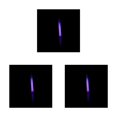 thumbnail image 1 of Decodeary Bâton en Plastique Lueur Portable Coloré à l'Extérieur du Camping Randonnée d'Urgence Partie Scène Performance Bâtons Lumineux avec Cintre Violet 3Set, 1 of 6