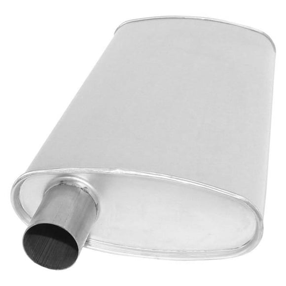 AP Exhaust Products APE6597 Max imum Front Aluminized Steel Oval Direct Fit Exhaust Muffler with Inlet & Outlet Neck for 1994-1996 Buick Park Avenue