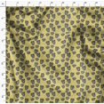 thumbnail image 4 of Soimoi Yellow Poly Georgette Fabric Life Begins After Coffee Text Print Fabric by the Yard 42 Inch Wide, 4 of 5