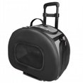 thumbnail image 1 of Pet Life B51BKMD Tough-Shell Wheeled Collapsible Final Destination Pet Carrier- Black - Medium, 1 of 2