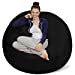 thumbnail image 3 of Sofa Sack - Plush Ultra Soft Bean Bags Chairs for Kids, Teens, Adults - Memory Foam Beanless Bag Chair with Microsuede Cover - Foam Filled Furniture for Dorm Room - Black 5', 3 of 10