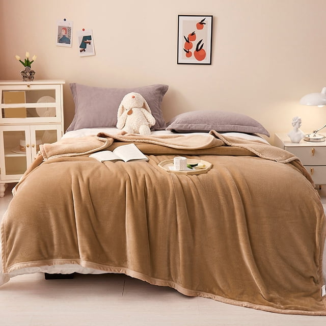 Chmadoxn Couverture Jetée, Couverture Jetée pour Canapé Couverture de Climatisation Couverture Fraîche Couverture en Flanelle Cadeau Petite Couverture Couverture pour Sieste Couverture en Flanelle Couverture en Flanelle