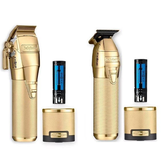 BaByliss PRO GOLDFX FXONE Tondeuse Professionnelle et Ensemble de Taille-Bordures, FX899G & FX799G