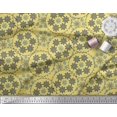 thumbnail image 2 of Soimoi Cotton Jersey Fabric Snowflake Artistic Printed Fabric 1 Yard 58 Inch Wide, 2 of 3