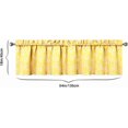 thumbnail image 5 of 1 Piece Country Farmhouse Kitchen Curtains and Valances Set for Windows Country Themed Style Kitchen Window Curtains Over Sink Decor 18x54 in, 5 of 5