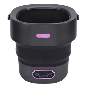 Laveuse portable, 13L Laveur de vêtements pliables pour sous-vêtements, Vêtements de bébé & Chaussettes, Full Automatic Mini Lave-linge avec tuyau de vidange pour Appartement Dormitory Hotel Travel