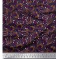 thumbnail image 1 of Soimoi Rayon Fabric Floral & Paisley Decor Fabric Printed Yard 56 Inch Wide, 1 of 5