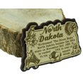 thumbnail image 3 of USA North Dakota State Map Wooden Magnet Souvenir Fridge Magnet Gift, 3 of 4