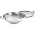 thumbnail image 1 of CUISINART CORPORATION 726-38H 14 in. STIR FRY with HELPER HANDLE-G, 1 of 2