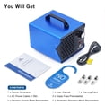 thumbnail image 2 of ONAMOR Ozone Generator 88,000mg - Ozone Machine for Home, Smoke, Car, and Pet Room. (Suitable for Area of 7,000 Square Feet) - Blue, 2 of 7