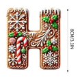thumbnail image 3 of Rwnbm 26 Letters Christmas Tree Decoration Pendant Christmas Tree Ornaments Personalized DIY Christmas Ornaments Christmas Decoration Xmas Tree Hanging Decor Feature, 3 of 4