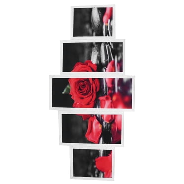 Rdeghly Painting Painting Wall Art Painting Set Romantic Red Rose Frameless Painting Artwork Home Decoration Wall Pictures For
