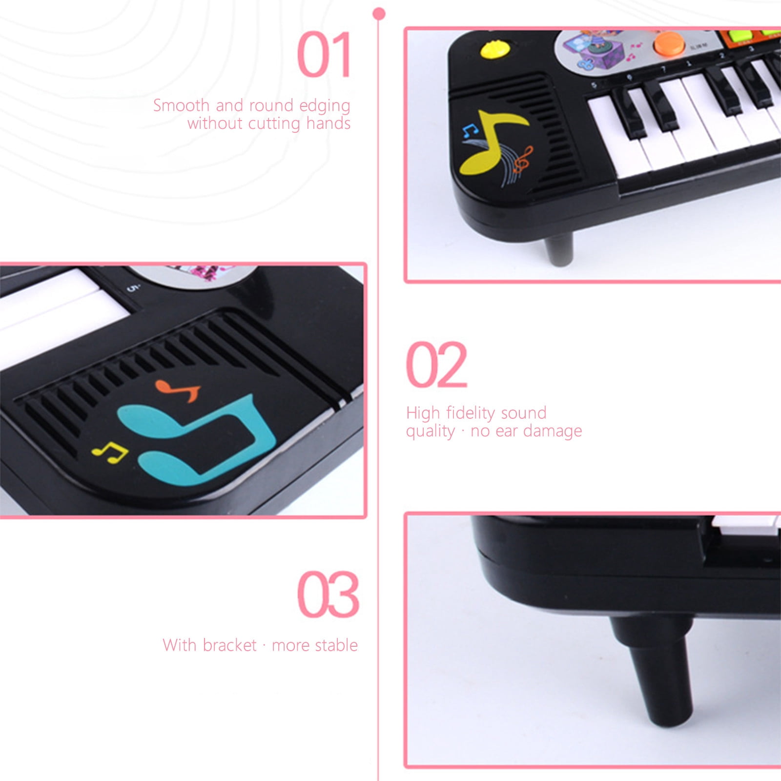 wycnly Toys Kid Keyboard Piano - 25 Keys Keyboard Piano Kids