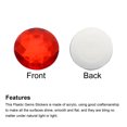 thumbnail image 3 of Unique Bargains Acrylic Flat Back Rhinestones 5 Pcs 2 Inch Round Artificial Gemstone Craft Bead Jewelry Making Red, 3 of 6