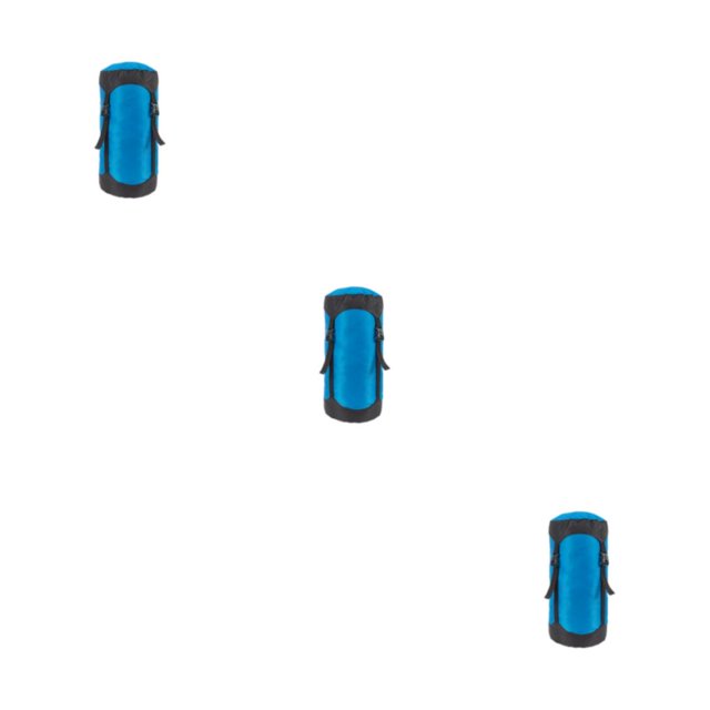 QualitChoice Sac de Compression à Cordon, Sac de Rangement pour Articles de Voyage, Sacs de Rangement pour Camping, Randonnée, Backpacking, Randonnée, Escalade, Accessoires Bleu/TG 3 Pcs